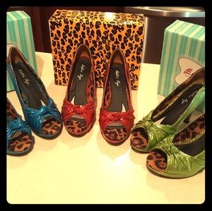 3 pairs of BETTIE PAGE shoes.